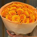 Букет «Жёлтые розы 27 шт»