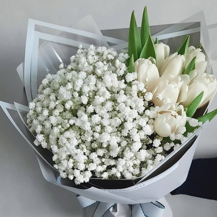 Букет с тюльпанами