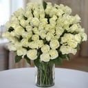 Букет из 75 белых роз