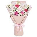 Букет "Райский остров" Премиум из роз и орхидей