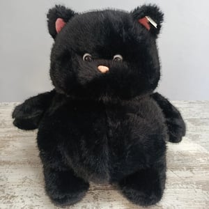 Мягкая игрушка "Кот пухляш" черный
