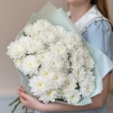 Букет "Белый пушок" из хризантем