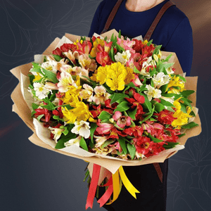 Букет «35 альстромерий микс»