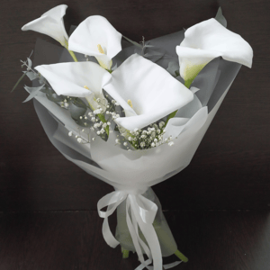 Букет «Чистые намерения» из калл