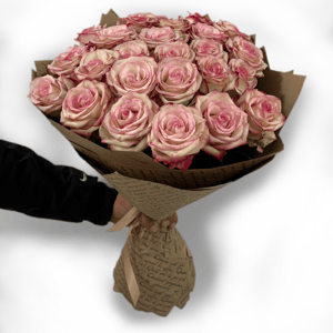 Букет «25 розовых роз»