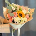 Букет «Buket 01» из эустом и роз