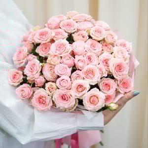 Букет из кустовых роз "Прекрасное утро"