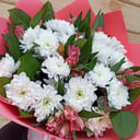 Букет «Сборный» из альстромерий и хризантем