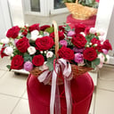 Корзина цветов из роз