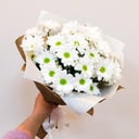 Букет «Белое облачко» из хризантем