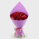 Букет «Страстный порыв (9 пионов)»