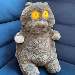 Игрушка мягкая - Пучеглазый кот черный