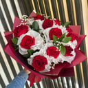 Букет "Времена Бетховена" из гипсофил