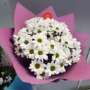 Букет «Белые ромашки» из хризантем