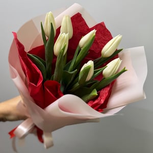 Букет «Романтик» из тюльпанов