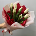 Букет «Романтик» из тюльпанов