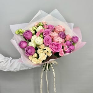 Нежное прикосновение Букет из роз