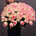 Букет «101 элитная роза Эсперанс»