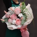 Букет «Клубничный зефир»