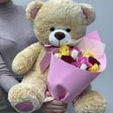 Подарочный набор «Плюшевый набор» из роз