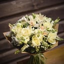 Букет «Миледи» из роз и орхидей