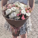 Букет «Нежные чувства» из хризантем