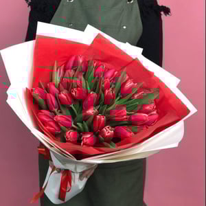 Букет «Романтика» из тюльпанов