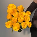 Букет из 15 желтых роз