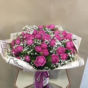 Букет «Кустовая пионовидная роза»