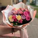 Букет «Радужное время» из роз