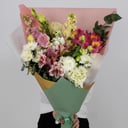 Букет «Очарование» из эустом и экзотических цветов