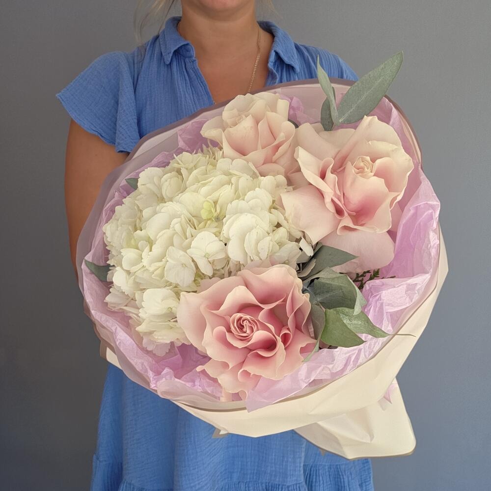 Восхитительный букет из гортензий