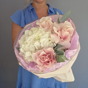 Восхитительный букет из гортензий