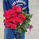 Букет «Малиновая роскошь» из роз