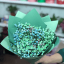 Букет «Бирюзовая Гипсофила»