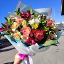 Букет «Цветной вальс» из альстромерий