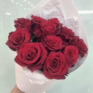 Букет "Красное моно" из классических роз