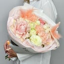 Французский вираж букет с розами