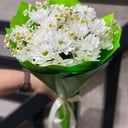 Букет «Азы любви» из хризантем и ромашек