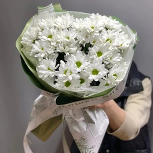 Букет «9 ромашковых хризантем»