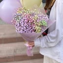 Букет радужной гипсофилы