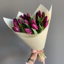 Букет «Фиолетовые тюльпаны»