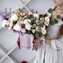 Композиция «Вся любовь» из роз и лилий