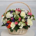 French tune: Cymbidiums, Spray Roses and Lisianthuses