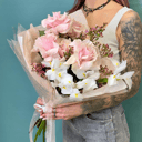 Весенняя капель букет французских роз