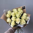 Букет «Роза белая 17 шт»