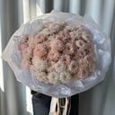 Огромный букет хризантем