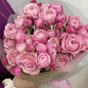 Букет «кустовая пионовидная роза»