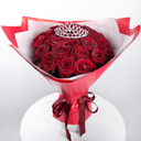 Букет «Красная королева» из роз