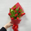 Авторский букет 168 - с тюльпанами